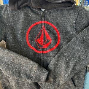 Boys volcom stone zip jacket medium
